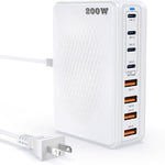 Cargador USB 8 Puertos Carga Rápida Estación Multi USB