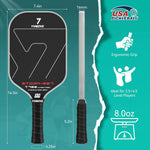 Pala de Pickleball con superficie de fibra de carbono, YVmove T700.