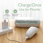 Recortadora de uñas eléctrica, recargable, MOMCOZY.