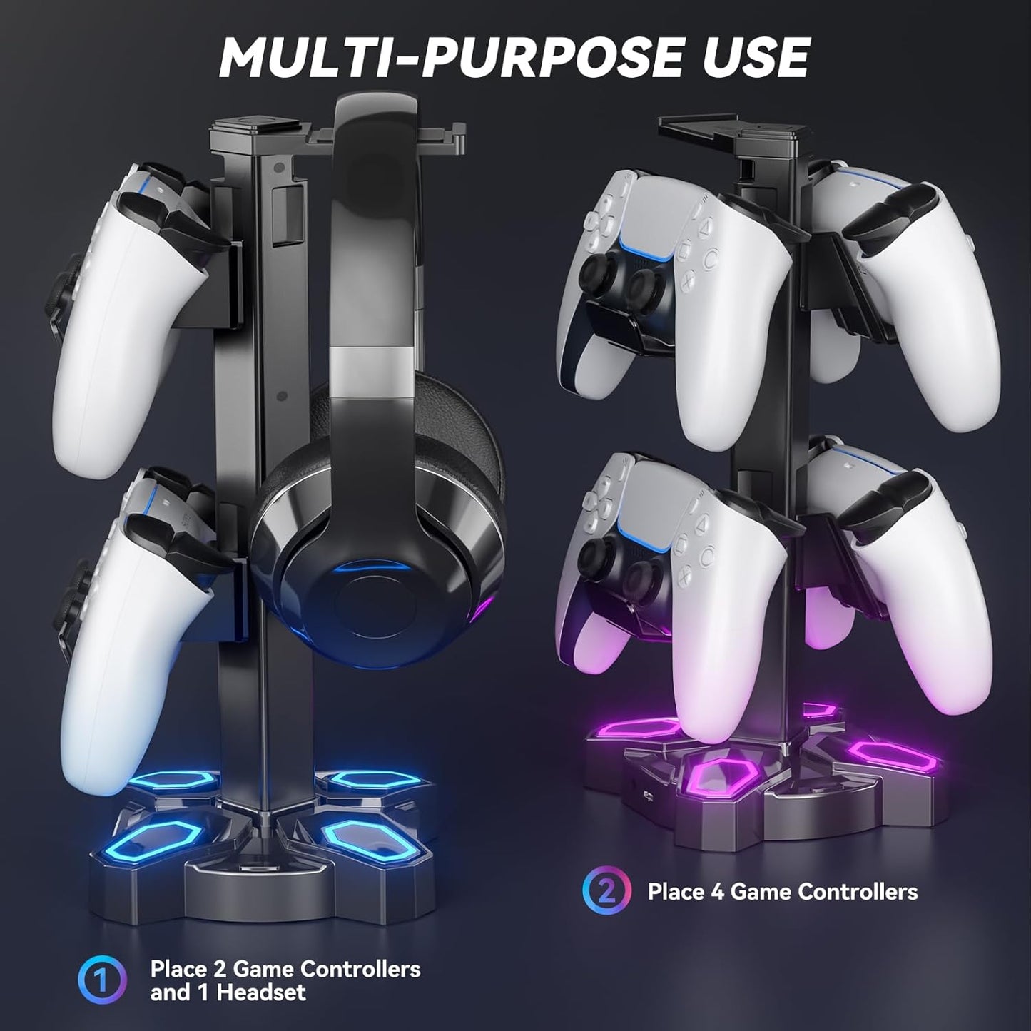 KDD Soporte para auriculares para juegos.