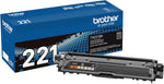 Cartucho de Tóner Brother Tn-221BK, negro, 2500 Páginas.