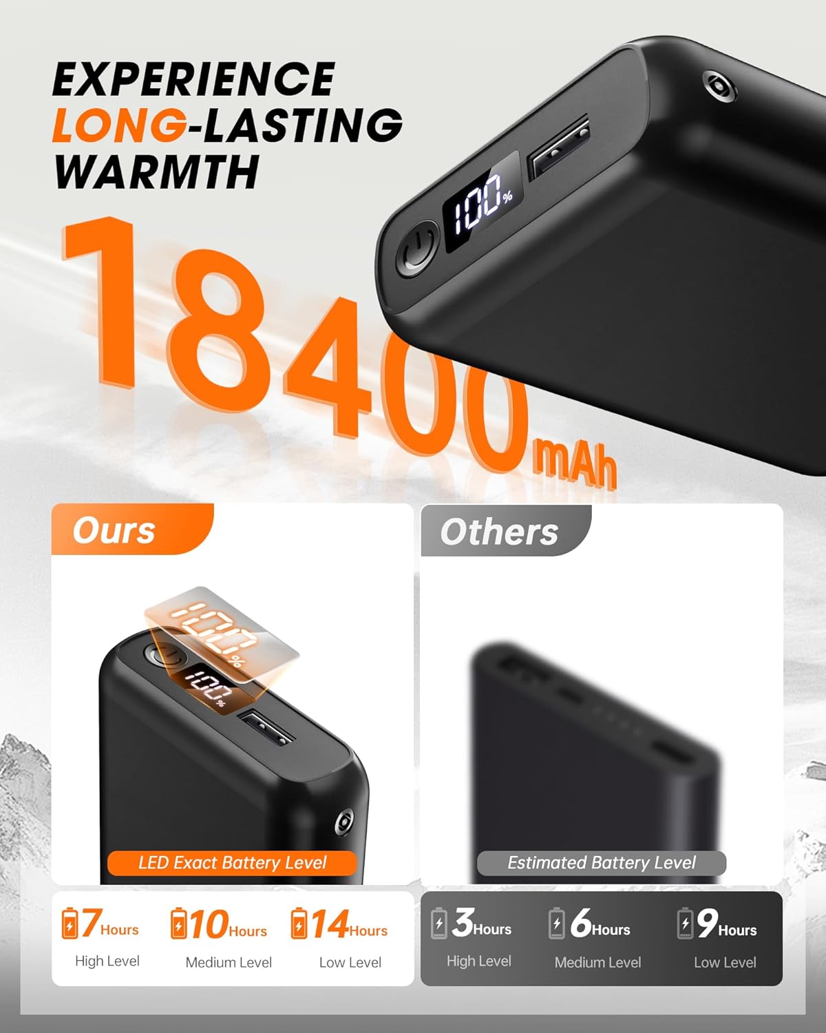 Batería de chaleco térmico Muvenes 18400 mAh (USADO)