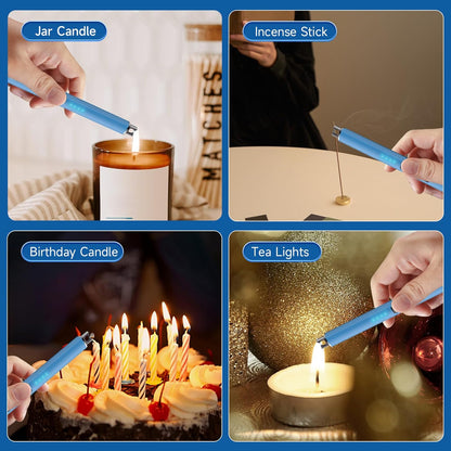 Encendedores (2) eléctricos para velas resistente al viento