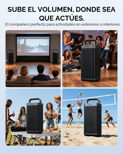 Altavoz Bluetooth Portátil Con Graves Profundos COMISO