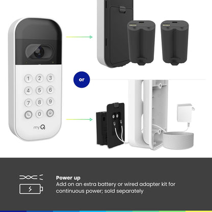 CHAMBERLAIN myQ Smart Garage Door - Teclado de vídeo con cámara.(USADO)