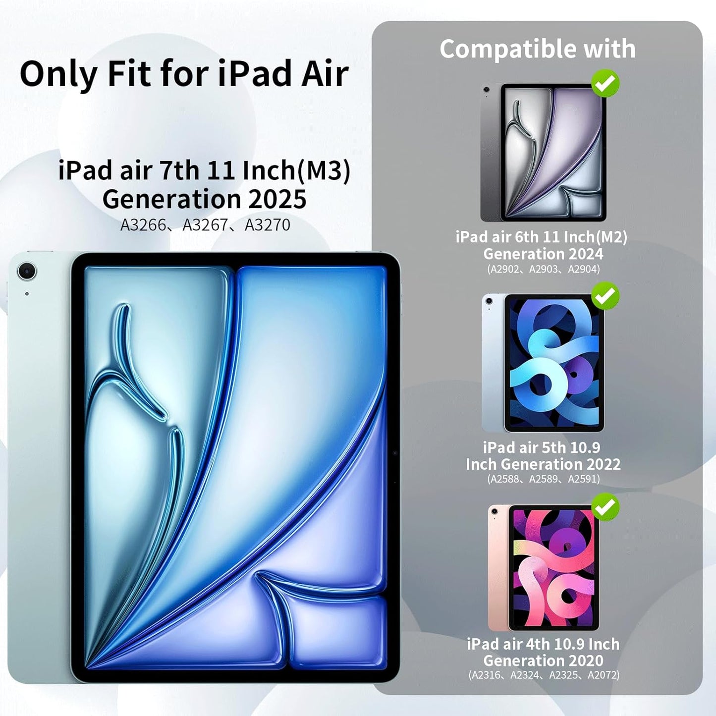 Funda con teclado para iPad Air 5/4 gen 10.9"