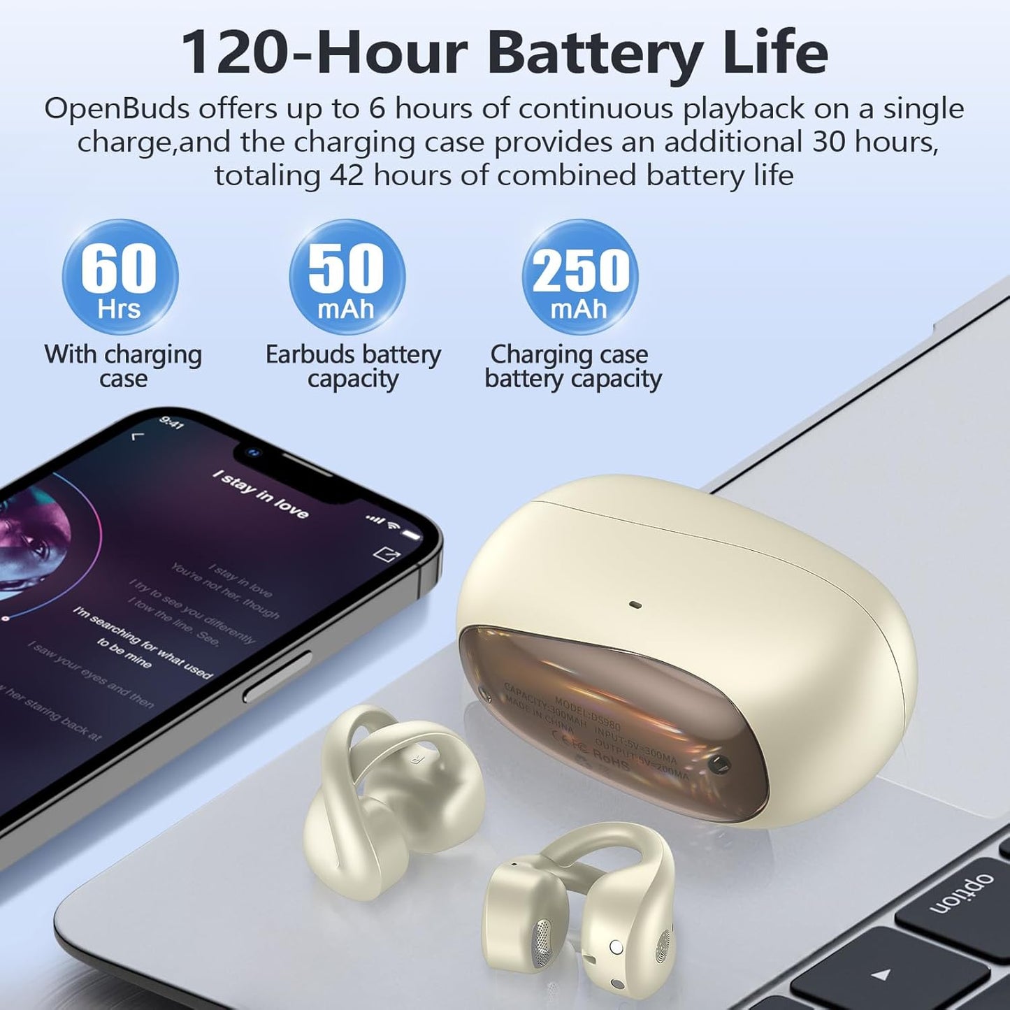 Kurdene Auriculares Con Clip Para La Oreja Abiertos