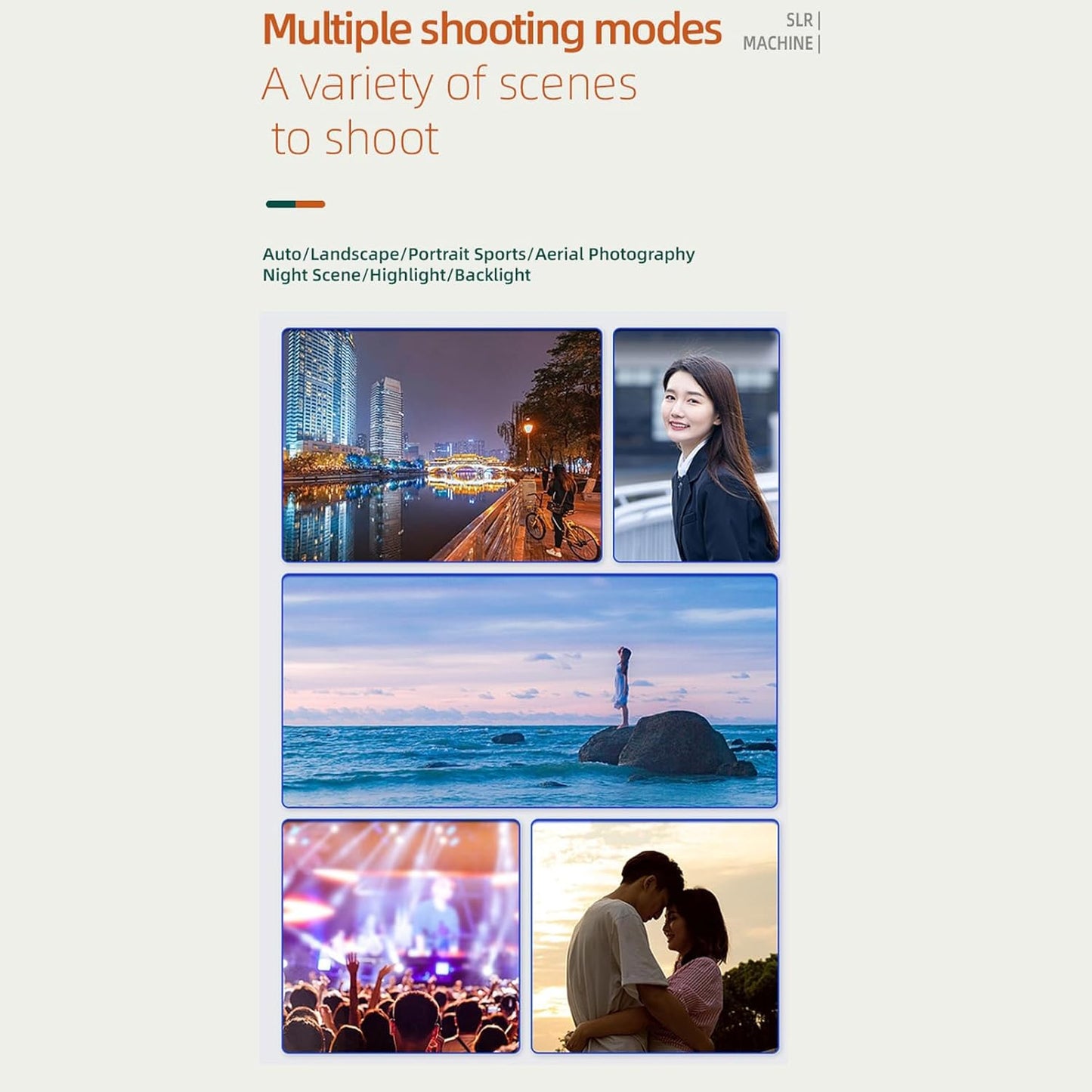 Cámara digital compacta 4K 48 MP con pantalla