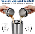 Coctelera Lexenic premium de 24Oz, 304-18/8 Acero Inoxidable, Lavatrastes.