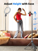Trípode  KAIESS Selfie de 62 Pulgadas Con Control Remoto.