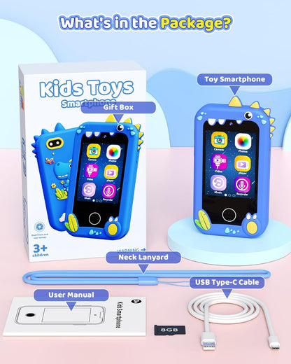Teléfono de juguete para niños, regalos infantiles (Usado)