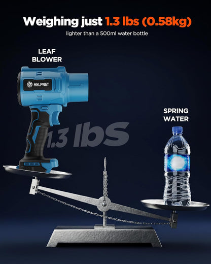 Soplador Inalámbrico Turbo Jet Con Batería y Cargador