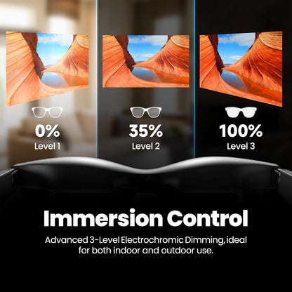 Gafas de realidad aumentada XREAL Air 2 Pro, iPhone 15/Mac/PC/Android.