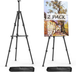 Caballete Para Pintar Lienzo 66” Portátil Metal Ajustable