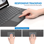 Teclado Bluetooth Rii para Surface Pro 8/9/X con Touchpad