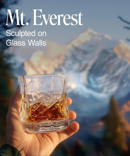 Juego de vasos bourbon de 4 pulgadas, pesado congelable, 8 onzas Unique Everest