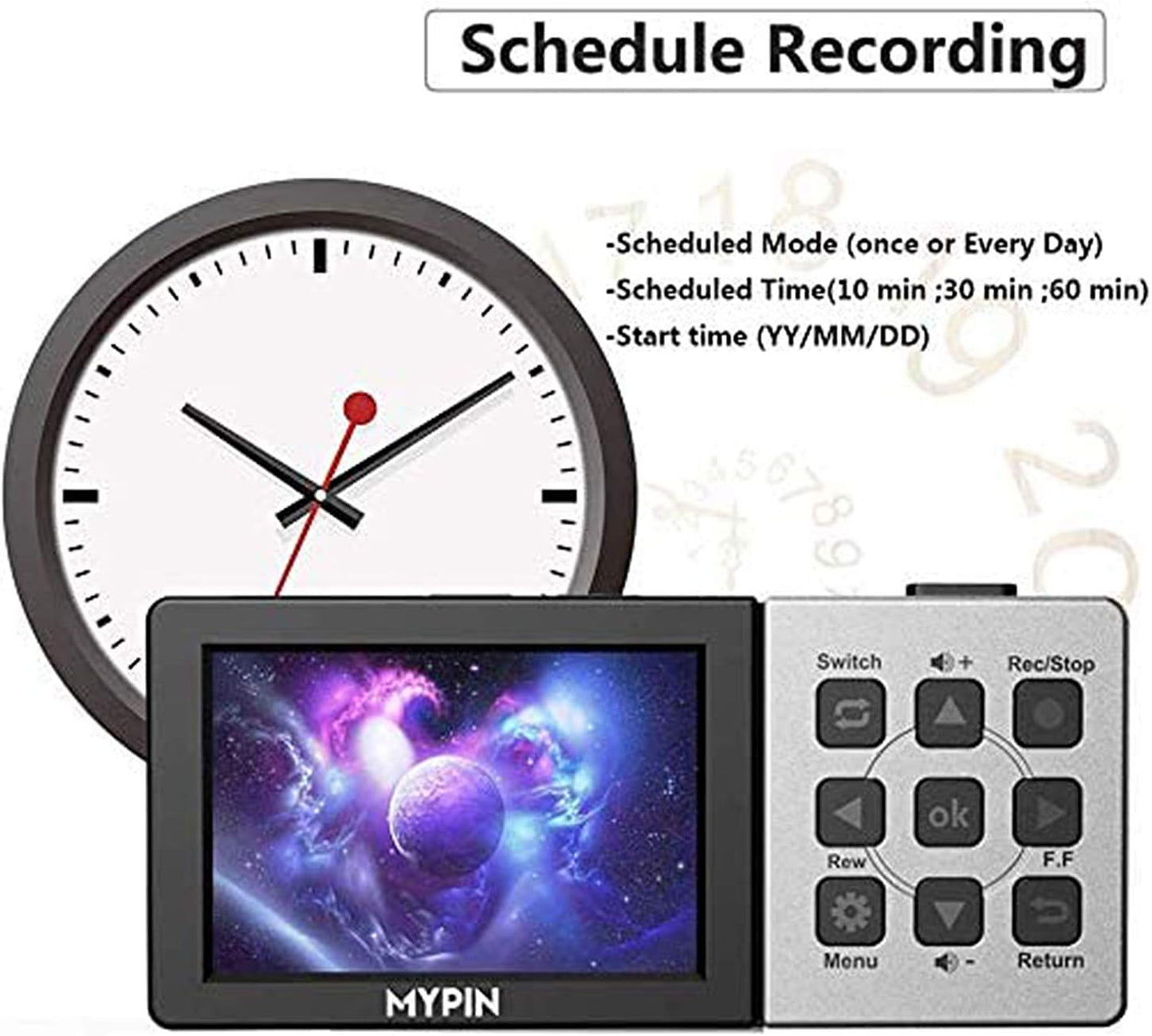 MYPIN Dispositivo de captura de video LCD HD, sin control (USADO)
