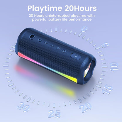 Altavoz Bluetooth 5.4,360° Sonido Estéreo DOTN