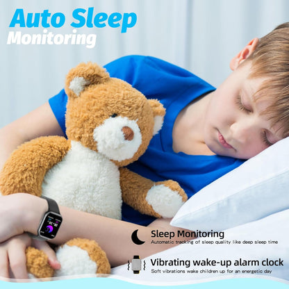 YOUSOKU - Reloj inteligente para niños y niñas, rastreador de fitness.