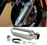 Silenciador deslizante para motocicleta, escape universal, 1.5-2".