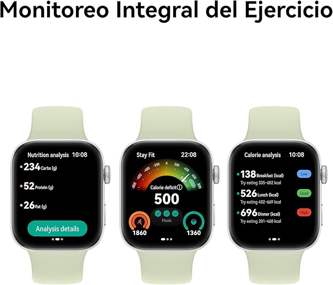 Smartwatch, HUAWEI Fit 3, 1.82", Compatible con iOS y Android.