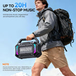 Altavoz Bluetooth inalámbrico, Wilody Boost10X Ultra, IPX7 (USADA)