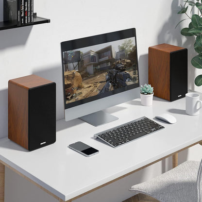 Altavoces Saiyin De Estantería Bluetooth, PC y TV, 40w, con control.