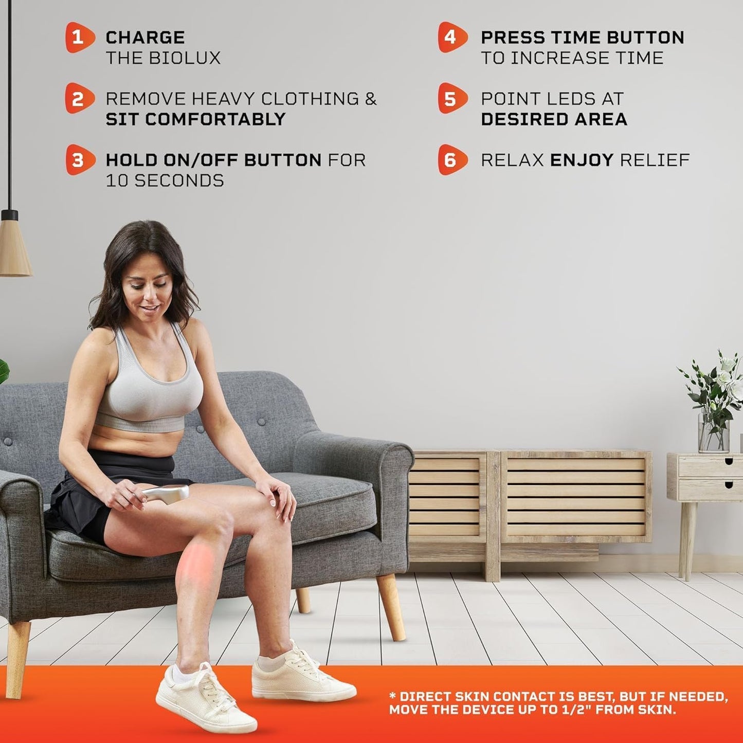 LifePro Dispositivo de terapia de luz roja portátil para cuerpo.