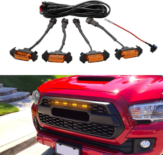 Luces LED para parrilla Toyota Tacoma, Seven Sparta 4pcs.