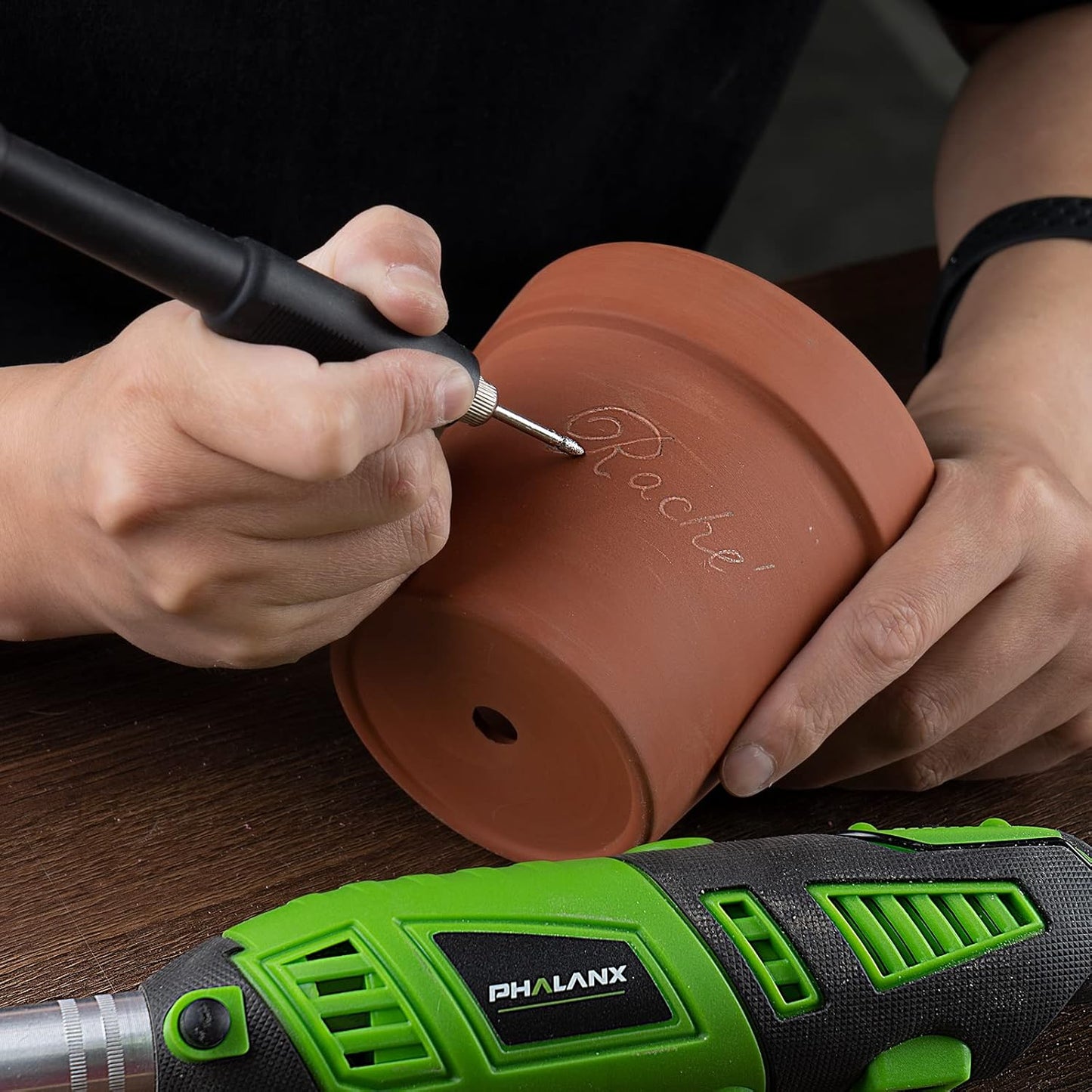 Kit de herramientas rotativas de 180 W, PHALANX de 1.5 amperios 6 velocidades