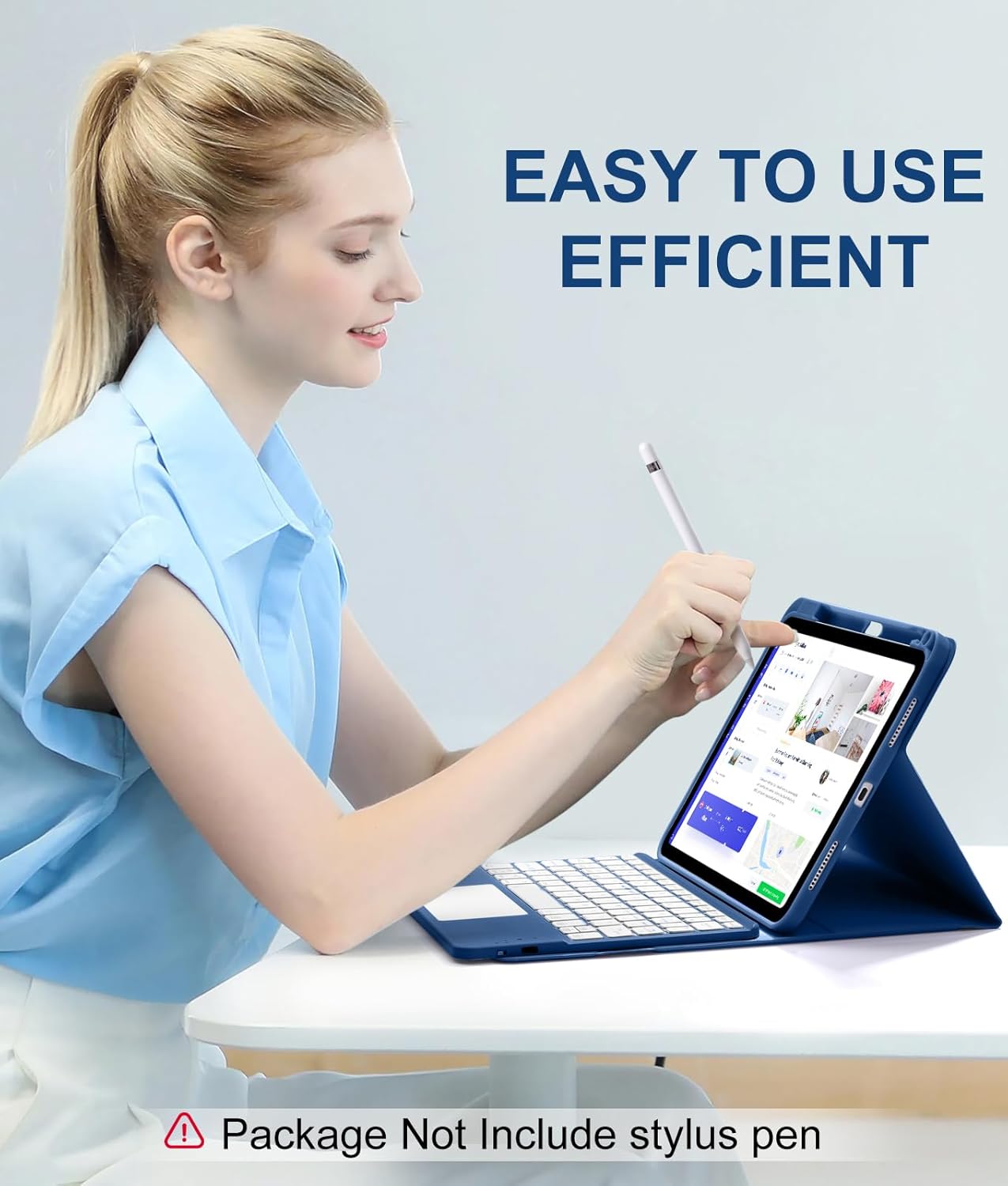 Funda con teclado trackpad iPad de 11ª y 10ª generación