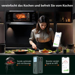Termómetro para carne, inalámbrico con control de app, (USADO).