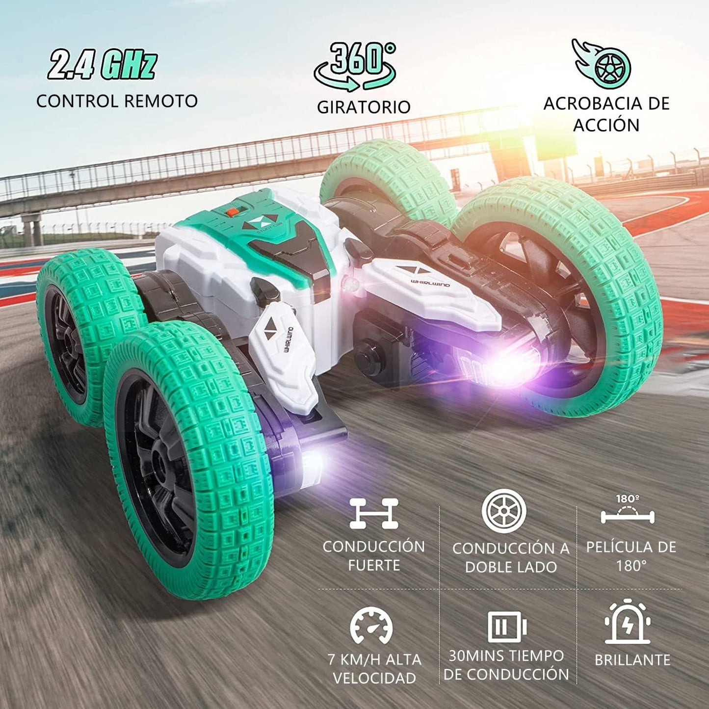 Yostyle Carro de Control Remoto, Coche RC de Acrobacia.