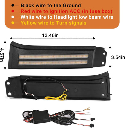 Luces DRL LED de circulación diurna Toyota Tundra 2008-2013