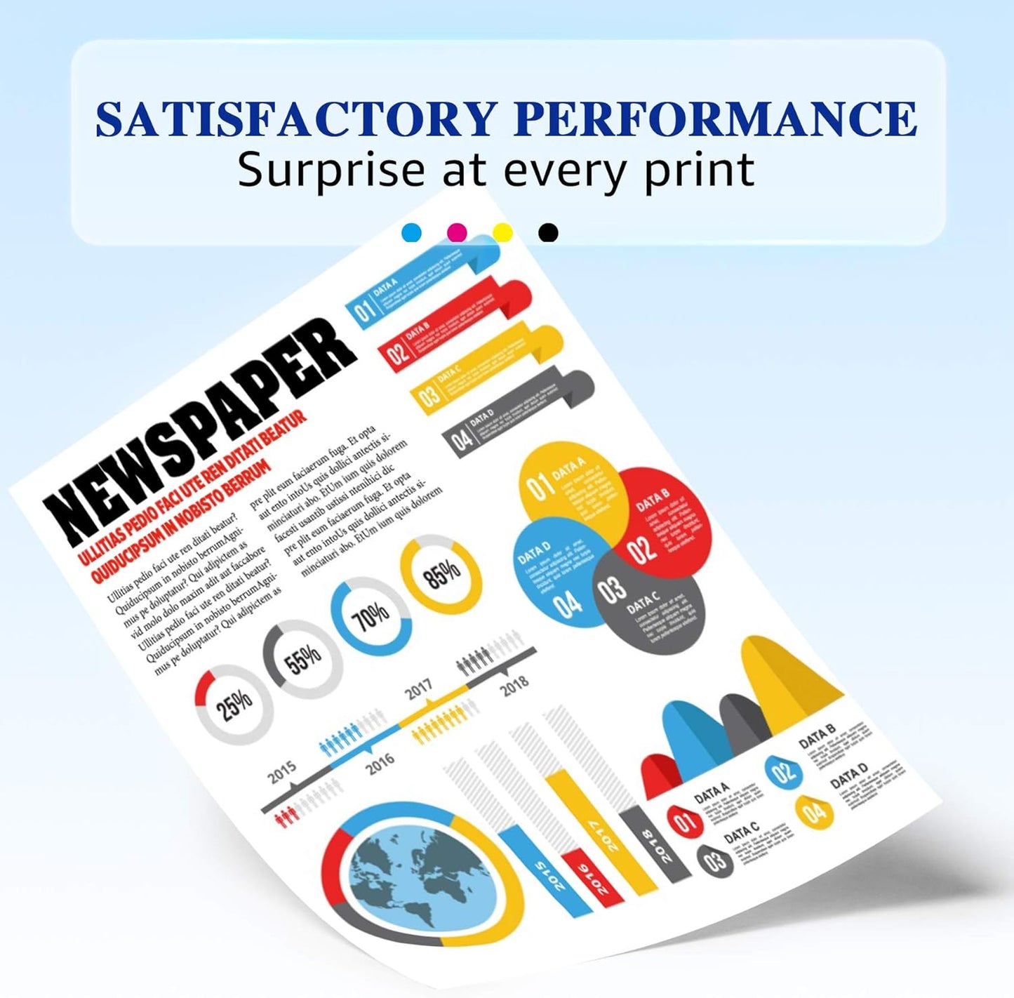 Cartucho de tóner Compatible con Canon 131, 131 A/X, 5pcs.