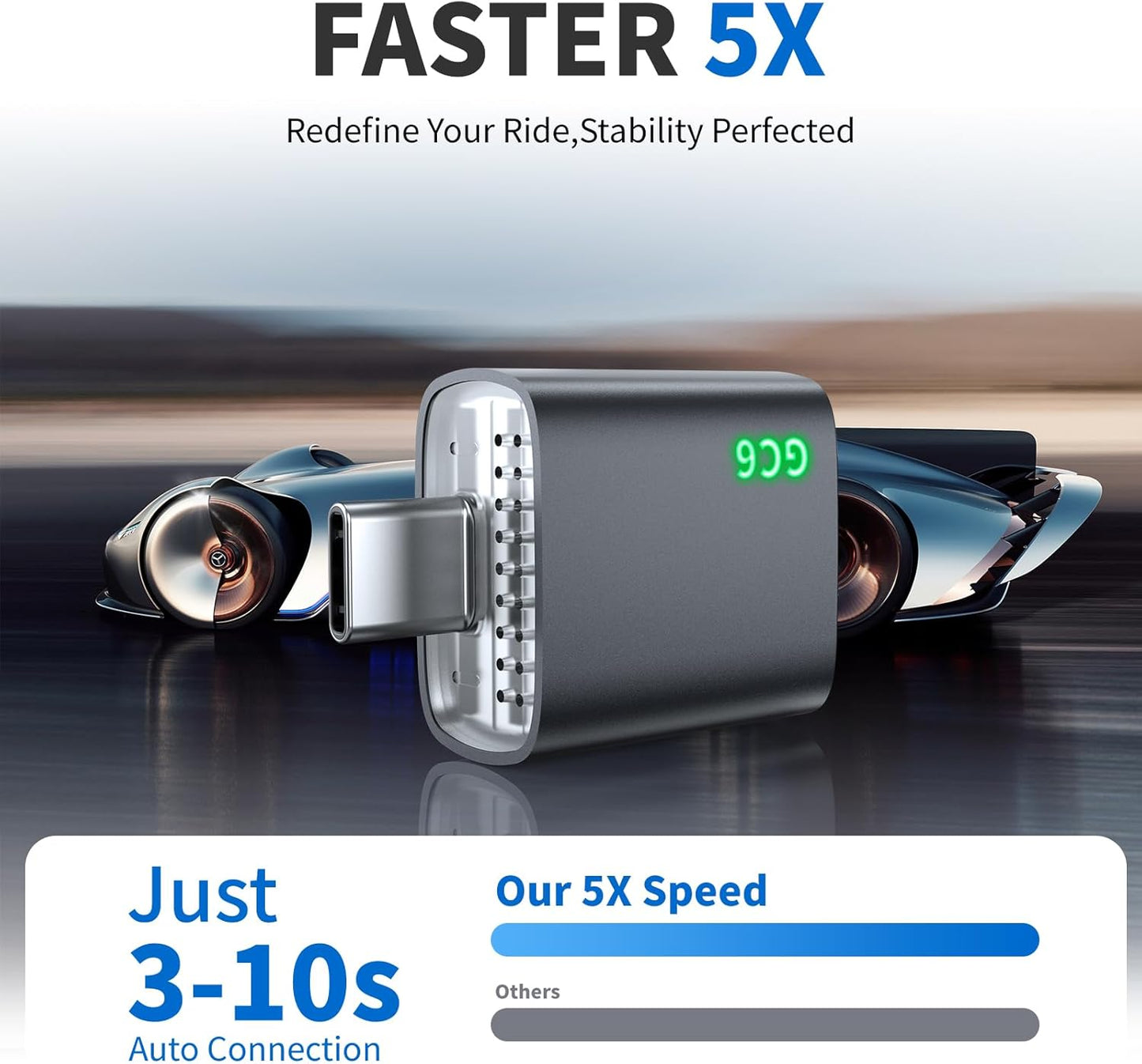 Adaptador inalámbrico CarPlay para Apple iPhone 2025.