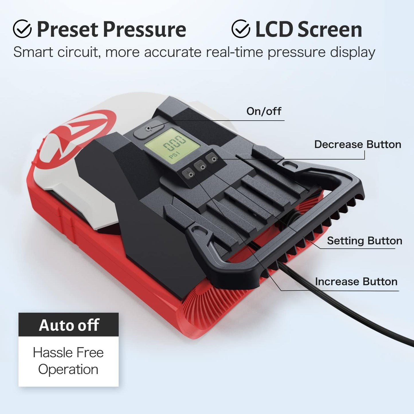 Bomba eléctrica de aire SUP para inflador y desinflador AILCION