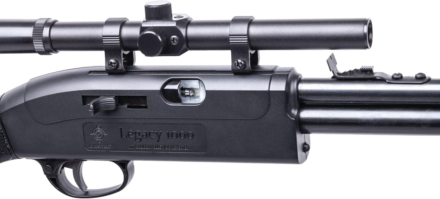 Rifle de aire de bomba variable, Crosman legacy 1000, (USADO).