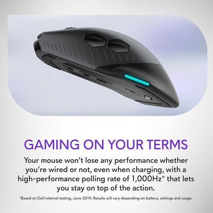 Mouse inalámbrico para Juegos, Alienware AW610M, 16000 dpi.(USADO)