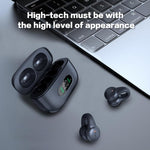 Auriculares inalámbricos Bluetooth clip conducción ósea oído abierto