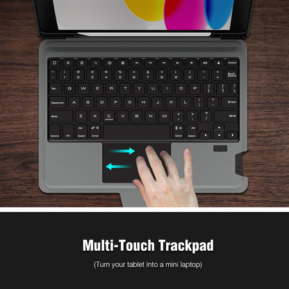 Funda para iPad air de 11ª generación con teclado inalámbrico Nillkin CAJA ABIERTA
