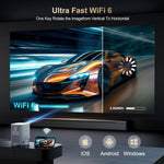 Proyector WiFi Bluetooth 1080P 4K cine en casa