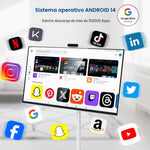 Monitor inteligente 4K Kumezo, 32" sistema operativo Android, Rotativo