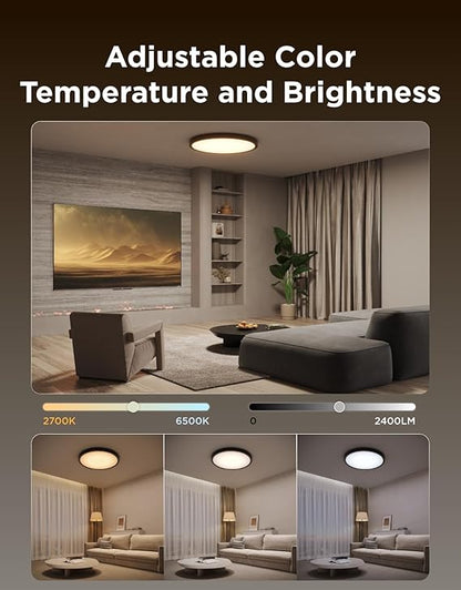 Plafón Inteligente Govee RGBIC LED 12 Pulg 2400LM WiFi