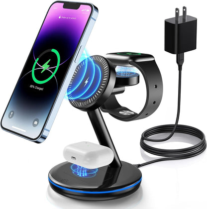 Estación de carga 3 en 1 dispositivos Apple 18 W (USADO)