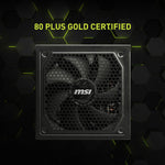 Fuente Poder MSI MAG A1000GL PCIE5 1000W 80 Plus Gold