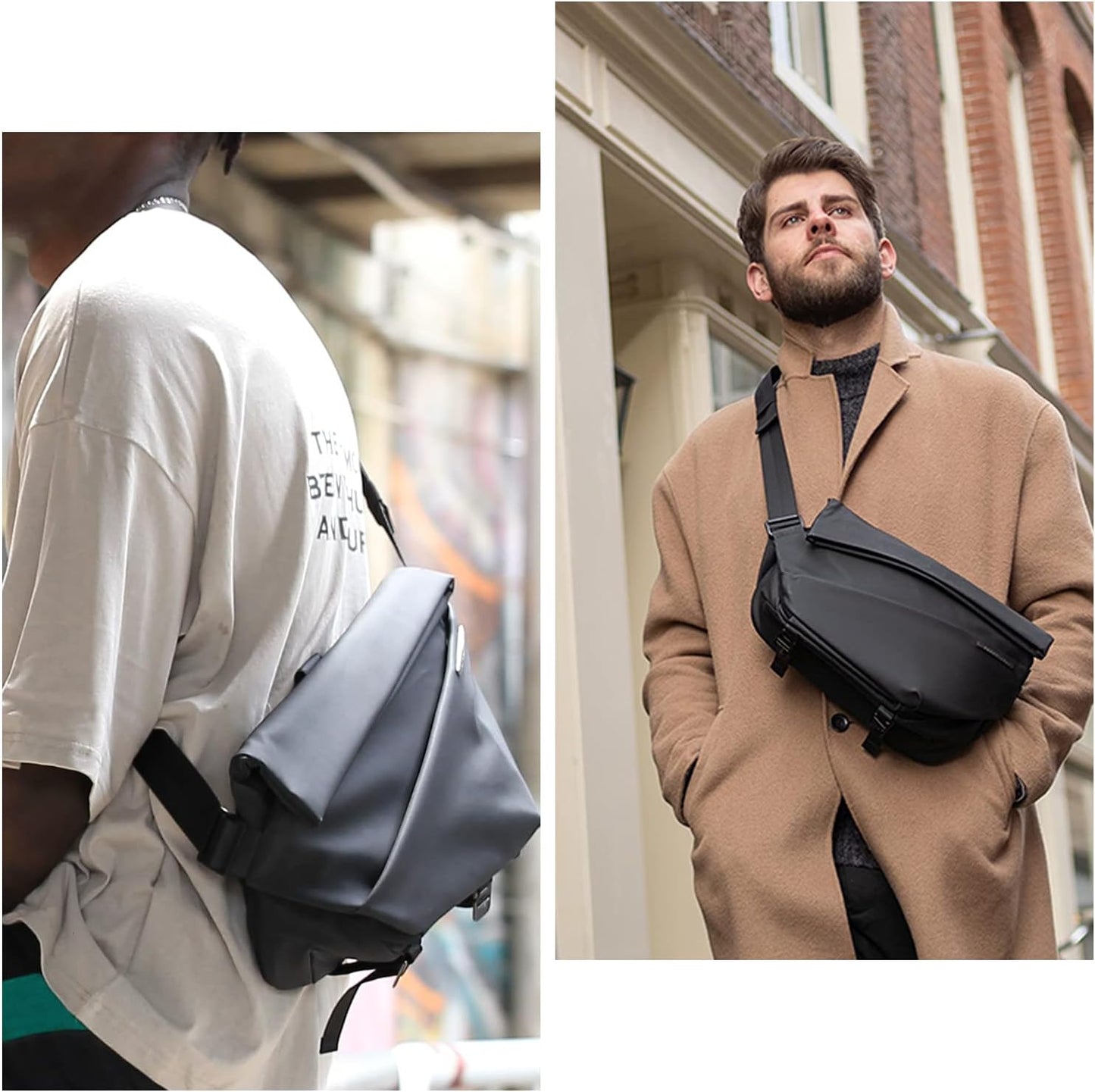 Bolso bandolera multiusos impermeable antirrobo. NIID R1