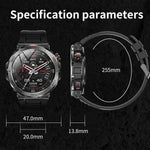 Reloj inteligente AMOLED de 1.4", multideportivo, IP68, bluetooth.