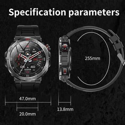 Reloj inteligente AMOLED de 1.4", multideportivo, IP68, bluetooth.