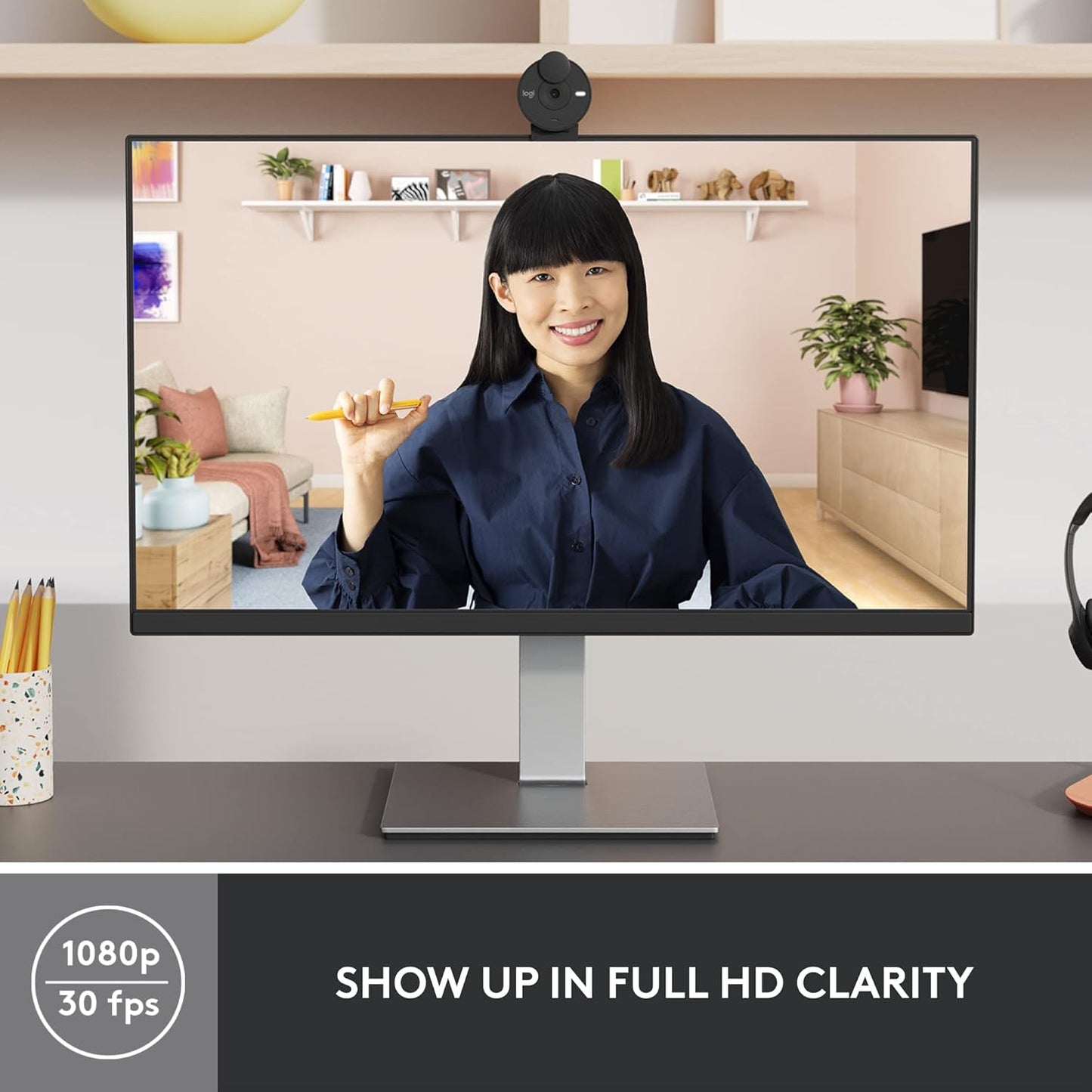 Logitech Brio 301 Cámara Web Obturador de privacidad (USADO)